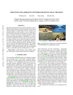 Deep Flow Collaborative Network for Online Visual Tracking