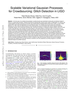 Scalable Variational Gaussian Processes for Crowdsourcing: Glitch
  Detection in LIGO