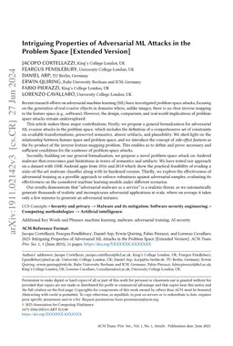 Intriguing Properties of Adversarial ML Attacks in the Problem Space
  [Extended Version]