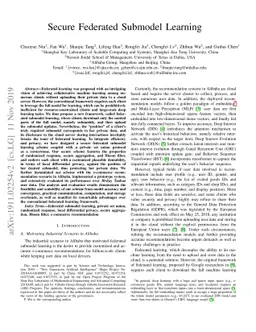 Secure Federated Submodel Learning