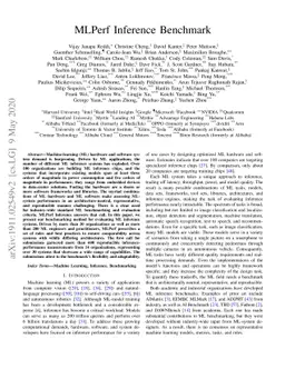 MLPerf Inference Benchmark