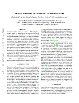 Tracing Network Evolution Using the PARAFAC2 Model