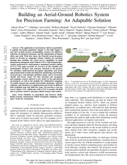 Building an Aerial-Ground Robotics System for Precision Farming: An
  Adaptable Solution