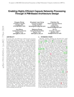 Enabling Highly Efficient Capsule Networks Processing Through A
  PIM-Based Architecture Design