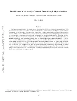 Distributed Certifiably Correct Pose-Graph Optimization