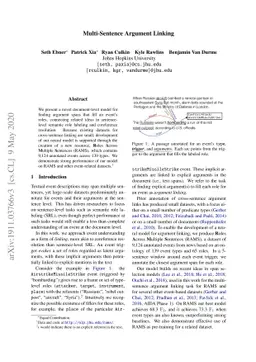 Multi-Sentence Argument Linking