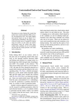 Contextualized End-to-End Neural Entity Linking