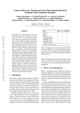 Contract Discovery: Dataset and a Few-Shot Semantic Retrieval Challenge
  with Competitive Baselines