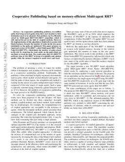 Cooperative Pathfinding based on memory-efficient Multi-agent RRT*
