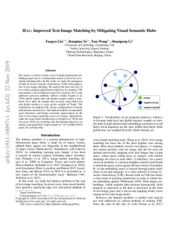 HAL: Improved Text-Image Matching by Mitigating Visual Semantic Hubs