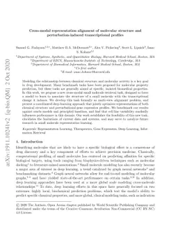 Cross-modal representation alignment of molecular structure and
  perturbation-induced transcriptional profiles