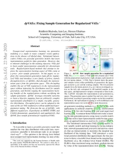 dpVAEs: Fixing Sample Generation for Regularized VAEs