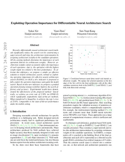 Exploiting Operation Importance for Differentiable Neural Architecture
  Search
