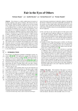 Fair in the Eyes of Others