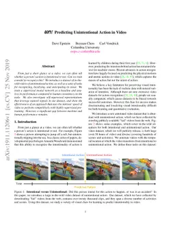 Oops! Predicting Unintentional Action in Video