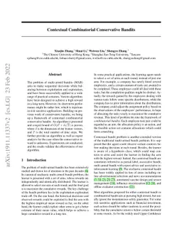 Contextual Combinatorial Conservative Bandits