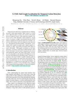 G-TAD: Sub-Graph Localization for Temporal Action Detection
