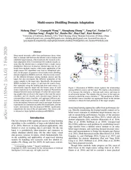 Multi-source Distilling Domain Adaptation