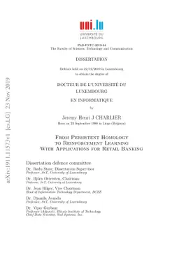 From Persistent Homology to Reinforcement Learning with Applications for
  Retail Banking