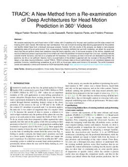 Revisiting Deep Architectures for Head Motion Prediction in 360°
  Videos