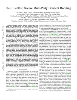 SecureGBM: Secure Multi-Party Gradient Boosting