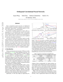Orthogonal Convolutional Neural Networks