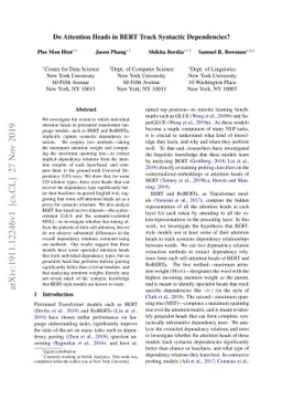 Do Attention Heads in BERT Track Syntactic Dependencies?