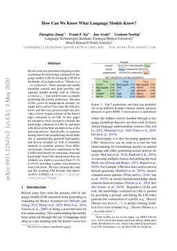 How Can We Know What Language Models Know?