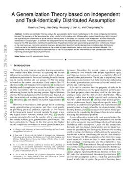 A Generalization Theory based on Independent and Task-Identically
  Distributed Assumption