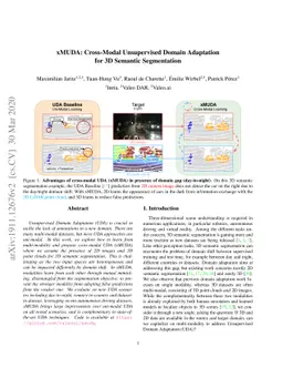 xMUDA: Cross-Modal Unsupervised Domain Adaptation for 3D Semantic
  Segmentation