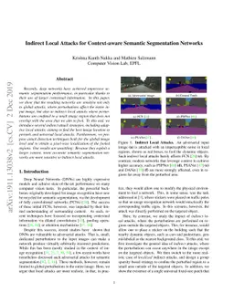Indirect Local Attacks for Context-aware Semantic Segmentation Networks