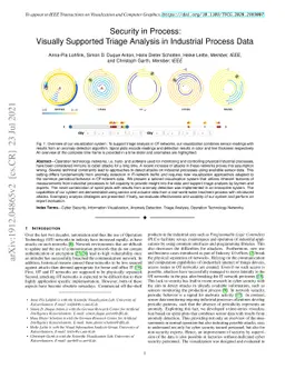 Security in Process: Visually Supported Triage Analysis in Industrial
  Process Data