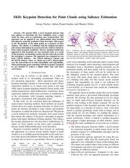 SKD: Keypoint Detection for Point Clouds using Saliency Estimation