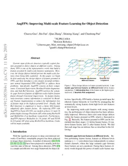 AugFPN: Improving Multi-scale Feature Learning for Object Detection