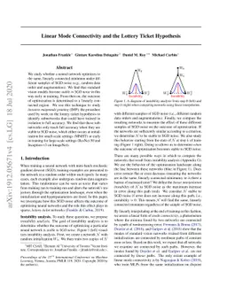 Linear Mode Connectivity and the Lottery Ticket Hypothesis