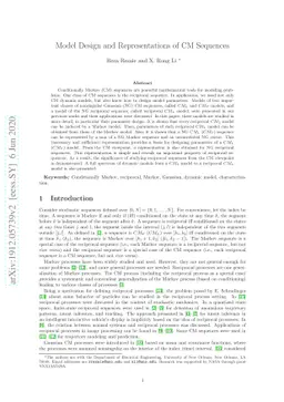 Model Design and Representations of CM Sequences