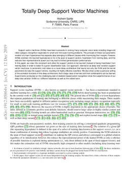 Totally Deep Support Vector Machines