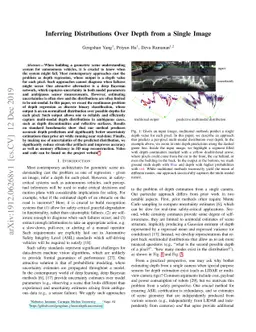 Inferring Distributions Over Depth from a Single Image