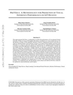 PreVIous: A Methodology for Prediction of Visual Inference Performance
  on IoT Devices
