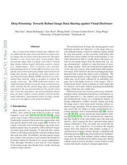 Deep Poisoning: Towards Robust Image Data Sharing against Visual
  Disclosure