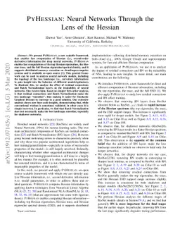 PyHessian: Neural Networks Through the Lens of the Hessian