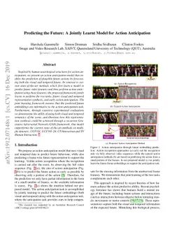 Predicting the Future: A Jointly Learnt Model for Action Anticipation