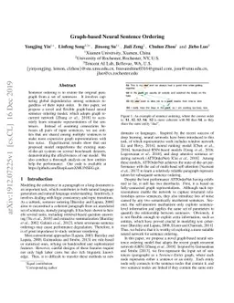 Graph-based Neural Sentence Ordering