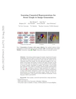 Learning Canonical Representations for Scene Graph to Image Generation