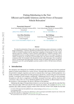 Putting Ridesharing to the Test: Efficient and Scalable Solutions and
  the Power of Dynamic Vehicle Relocation