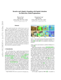 Iterative and Adaptive Sampling with Spatial Attention for Black-Box
  Model Explanations