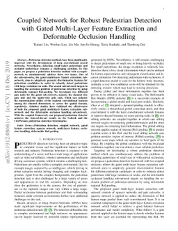 Coupled Network for Robust Pedestrian Detection with Gated Multi-Layer
  Feature Extraction and Deformable Occlusion Handling