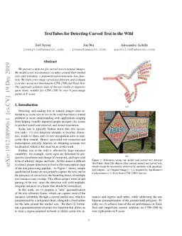 TextTubes for Detecting Curved Text in the Wild