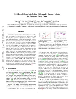 HAMBox: Delving into Online High-quality Anchors Mining for Detecting
  Outer Faces