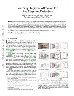 Learning Regional Attraction for Line Segment Detection